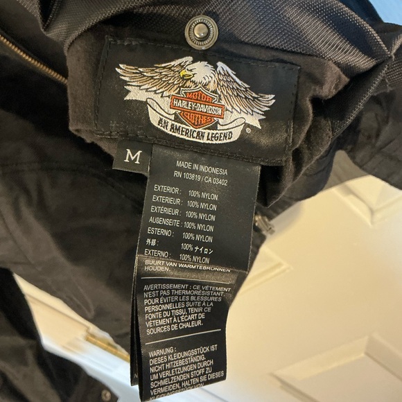 Harley Davidson Riding Jacket, Reverable, Sz Medium - Picture 2 of 5